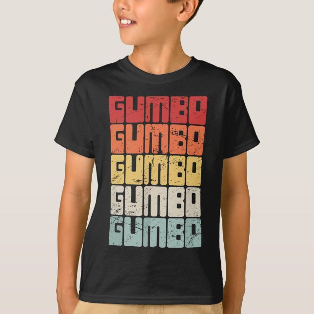 T-shirt Gumbo Cajun Food Louisiane Gumbo (Devant)