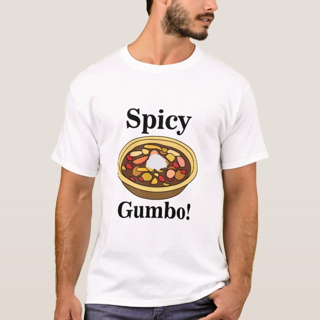 T-shirt Gumbo Gumbo épicé (Devant)