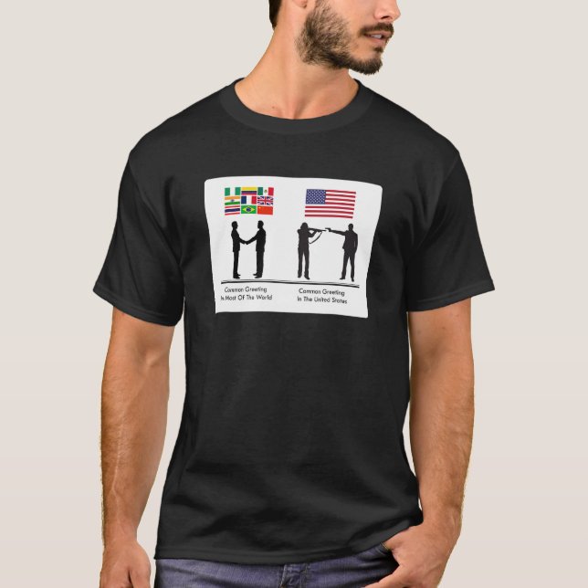 T-shirt Gun Control America (Devant)