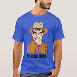 T-shirt GUNSMOKE MATT DILLONSHIRT FAN ART friend