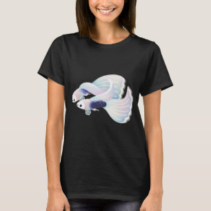 T-shirt Guppy smoking blanc