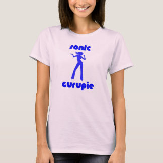 T-shirt Gurupie sonique - bleu