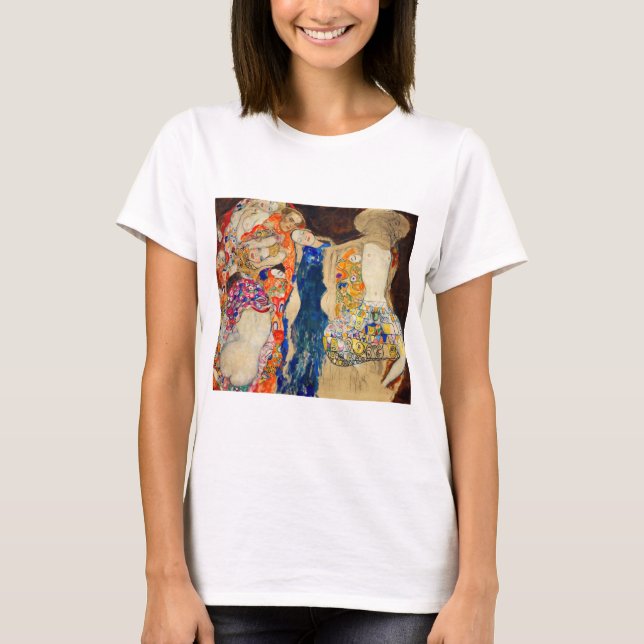 T-shirt Gustav Klimt - La mariée (inachevée) (Devant)