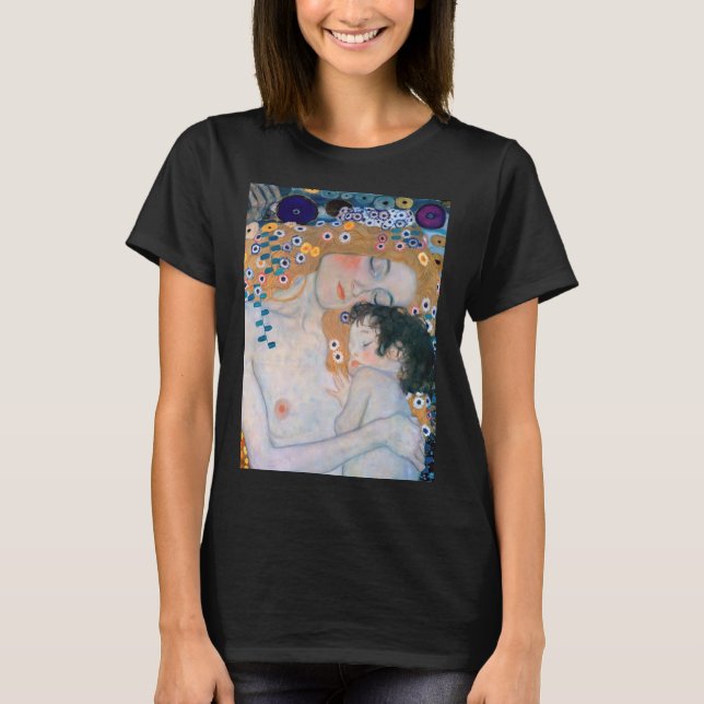 T-shirt Gustav Klimt - Mère et Enfant (Devant)