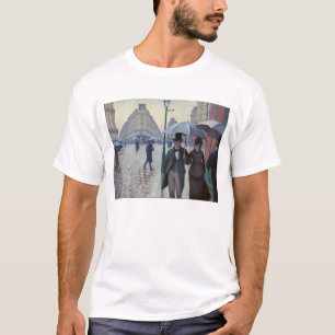 T-shirt Gustave Caillebotte - Rue de Paris ; Temps de plui