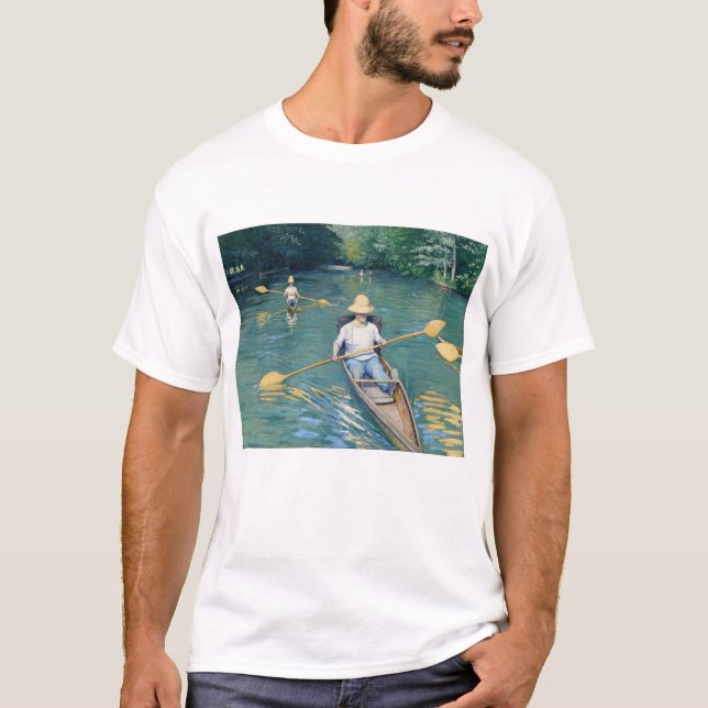 T-shirt Gustave Caillebotte - Skiffs on the Yerres (Devant)