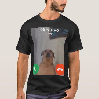 T-shirt Gustavo Le Chien Appelle Mème Drôle Gen Z Alpha