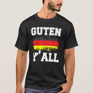 T-shirt Guten Tag Yall Allemand Bonjour Allemagne Bonjour