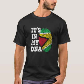 T-shirt guyana c'est dans mon ADN mois du patrimoine guyan
