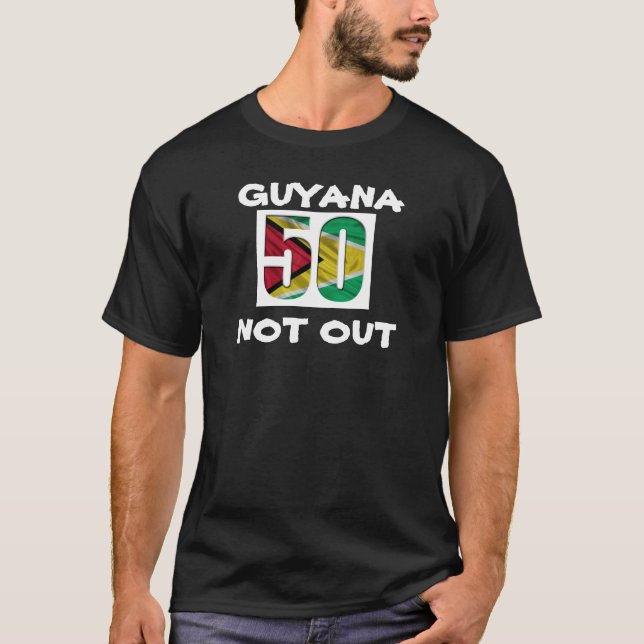 T-shirt Guyana Drapeau d'indépendance Souvenir T Chemise (Devant)