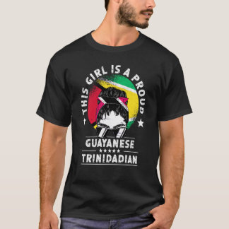 T-shirt Guyana Flag Trinidad&Tobago Grown Women Girl Pride