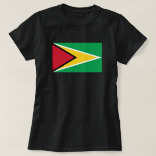 T-shirt Guyana Guyane Drapeau Indépendance Caraïbes