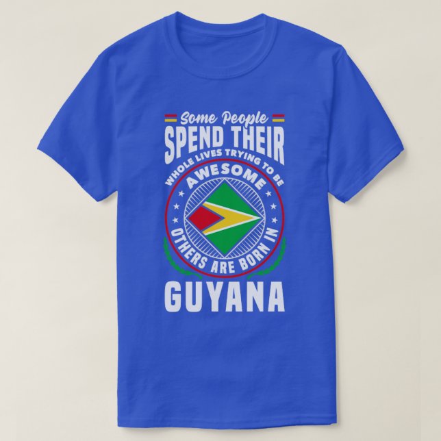 T-shirt Guyane Guyanaise Guyana Drapeau drôle Citation (Design devant)