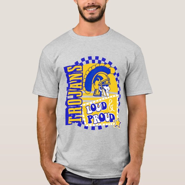 T-shirt G'ville Trojan Football Spirit wear (Devant)