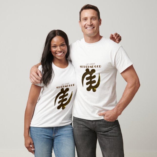 T-shirt Gye Nyame Suprématie De Dieu Adinkra Symbole Desig (Unisexe)