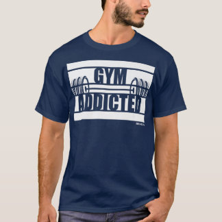 T-shirt Gym Bête Addicace Sur Gym Motivation Dit Fitne