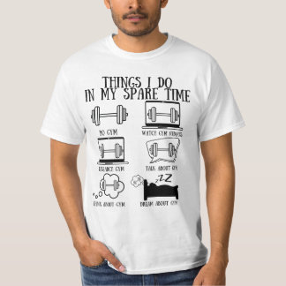T-shirt Gym Citations Amusantes, Les Choses Que J'Ai Dans