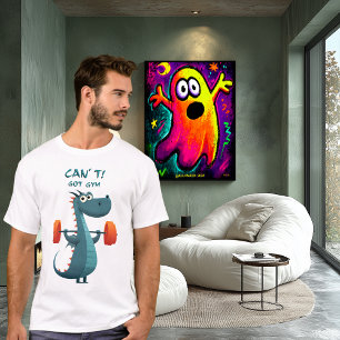 T-shirt Gym du dragon drôle Pas possible. J'ai le gym.