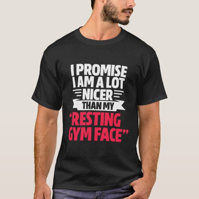 T-shirt Gym Entraînement Bodybuilding Amusant Mon Repos Vi (Devant)