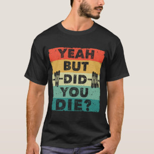 T-shirt Gym Entraînement Humour Motivationnel Oui Mais Ave