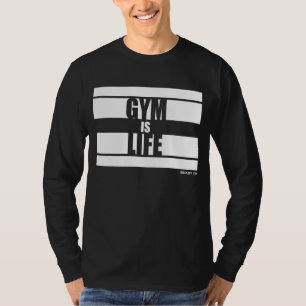 T-shirt Gym est Life Bodybuilding Gains d'entraînement Gym