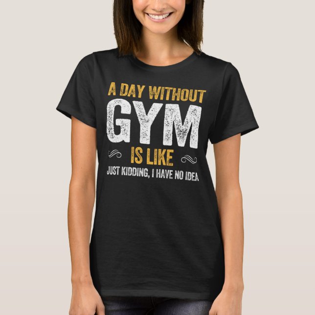 T-shirt GYM fitness entraînement exercice poids entraîneme (Devant)