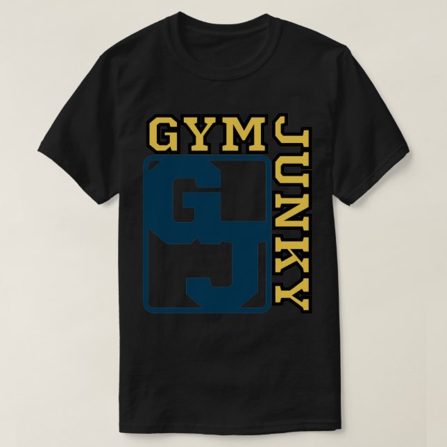 T-SHIRT GYM JUNKY 33 (Design devant)