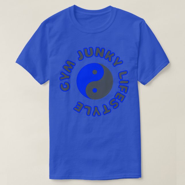 T-SHIRT GYM JUNKY LIFESTYLE DE VIE 7 (Design devant)