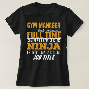 T-shirt Gym Manager