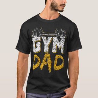 T-shirt Gym Papa Fitness Exercice Entraînement Poids Entra