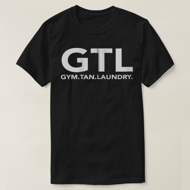 T-shirt Gym Tan Launch GTL New Jersey Cadeaux Garden NJ Sh (Design devant)