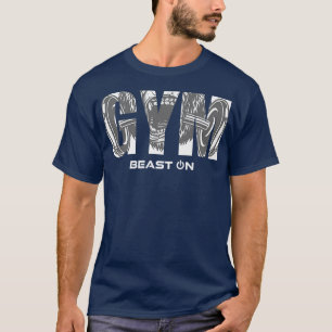 T-shirt GymGorilla dumbbell screamgym motivation fitness s