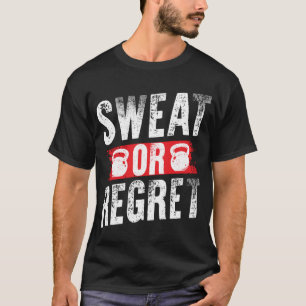 T-shirt gymnase à sueur ou regret