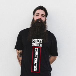 T-shirt Gymnase amusant disant Corps en construction
