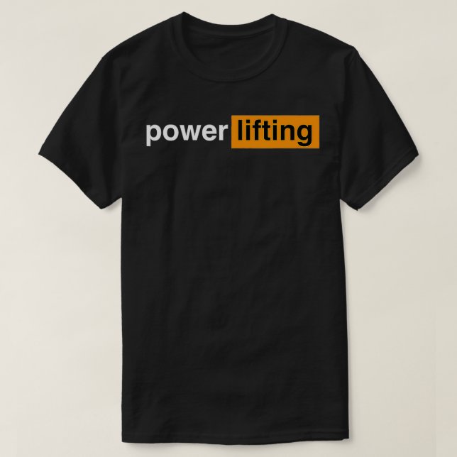 T-shirt Gymnase Funny Powerlifting Sport Cadeau (Design devant)