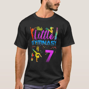 T-shirt Gymnases Little 7 Anniversaire Flip Jump Tumble