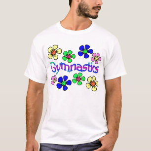 T-shirt Gymnaste de flower power