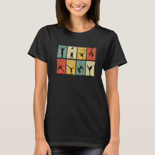 T-shirt Gymnaste Graphique Rétro Gymnaste Gymnastique Acro