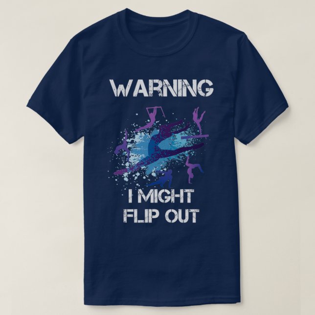 T-shirt Gymnaste Gymnastique dire 9 (Design devant)