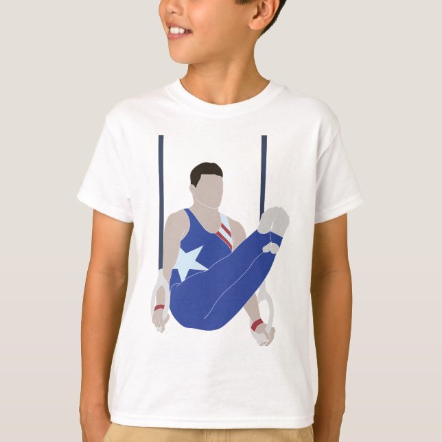 T-shirt Gymnaste masculin (Devant)