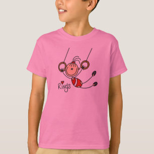 T-shirt Gymnaste sur des anneaux