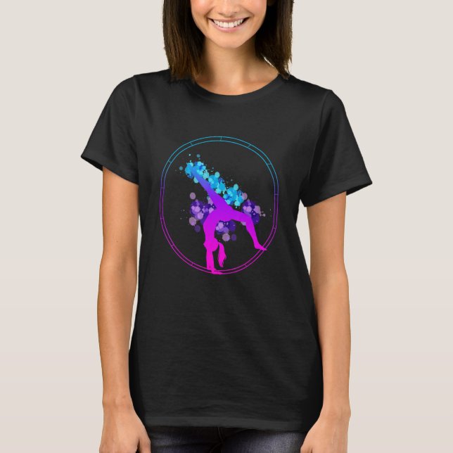 T-shirt gymnastics rhönrad gymnsatik gymnastics coach spor (Devant)