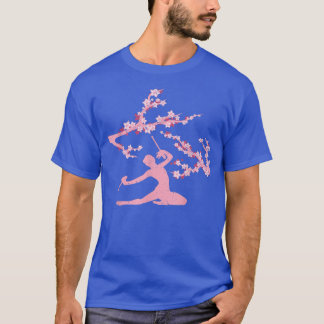 T-shirt Gymnastics Sport Sakura Cherry Blossom Acrobat Gym
