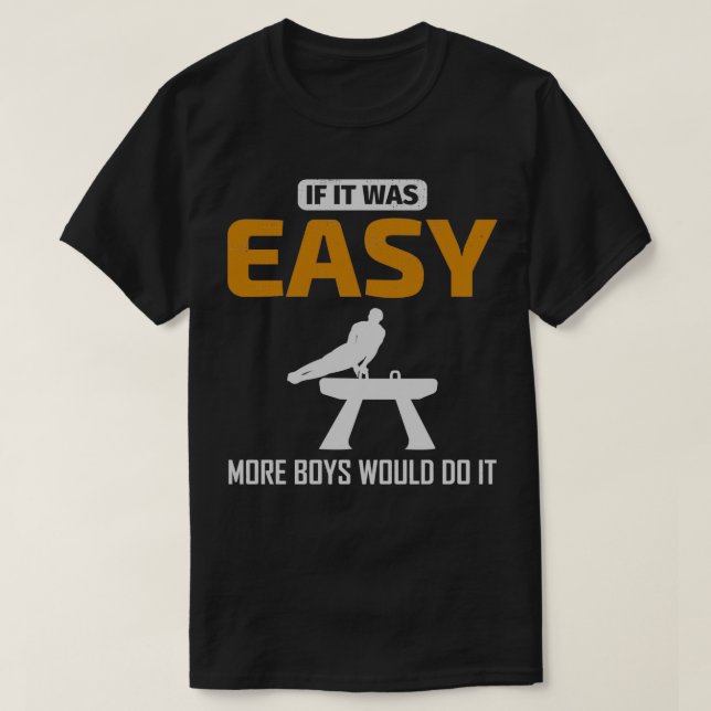 T-shirt Gymnastique artistique Pommel Horse Gymnaste Drôle (Design devant)
