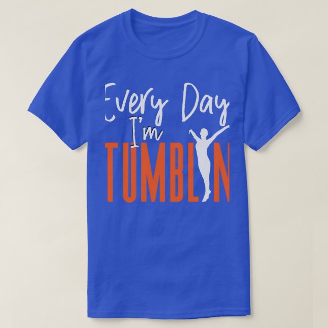 T-shirt Gymnastique Chaque Jour I Tumblin Women Flip (Design devant)