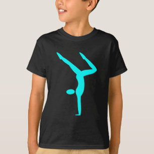 T-shirt Gymnastique - Cyan