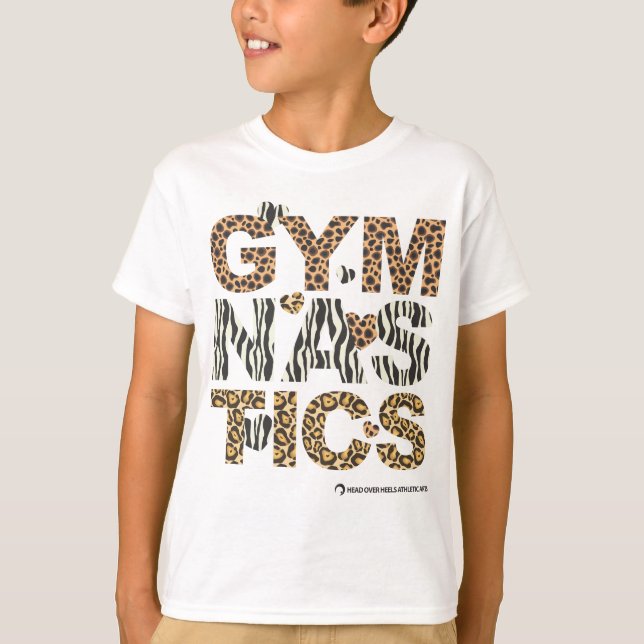 T-shirt Gymnastique de poster de animal (Devant)