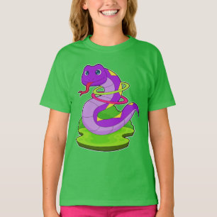 T-shirt Gymnastique du cerceau de fitness serpent
