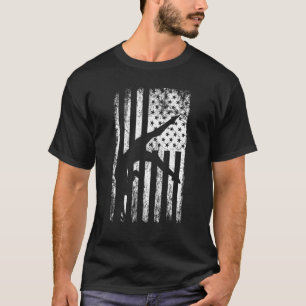T-shirt Gymnastique Gymnsatik US drapeau gymnastique entra