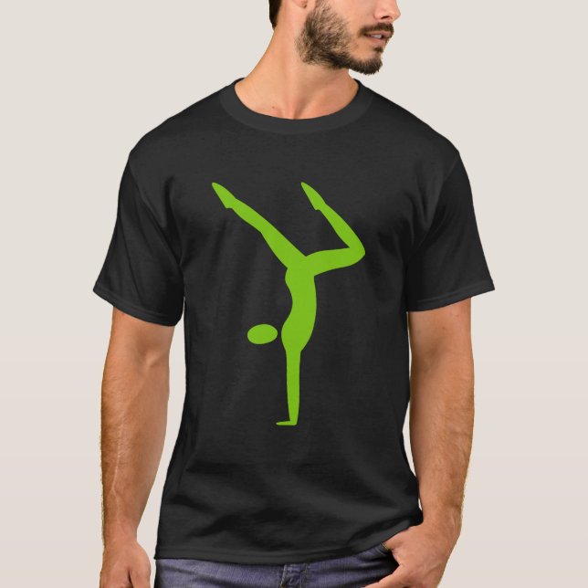 T-shirt Gymnastique - Martian Green (Devant)